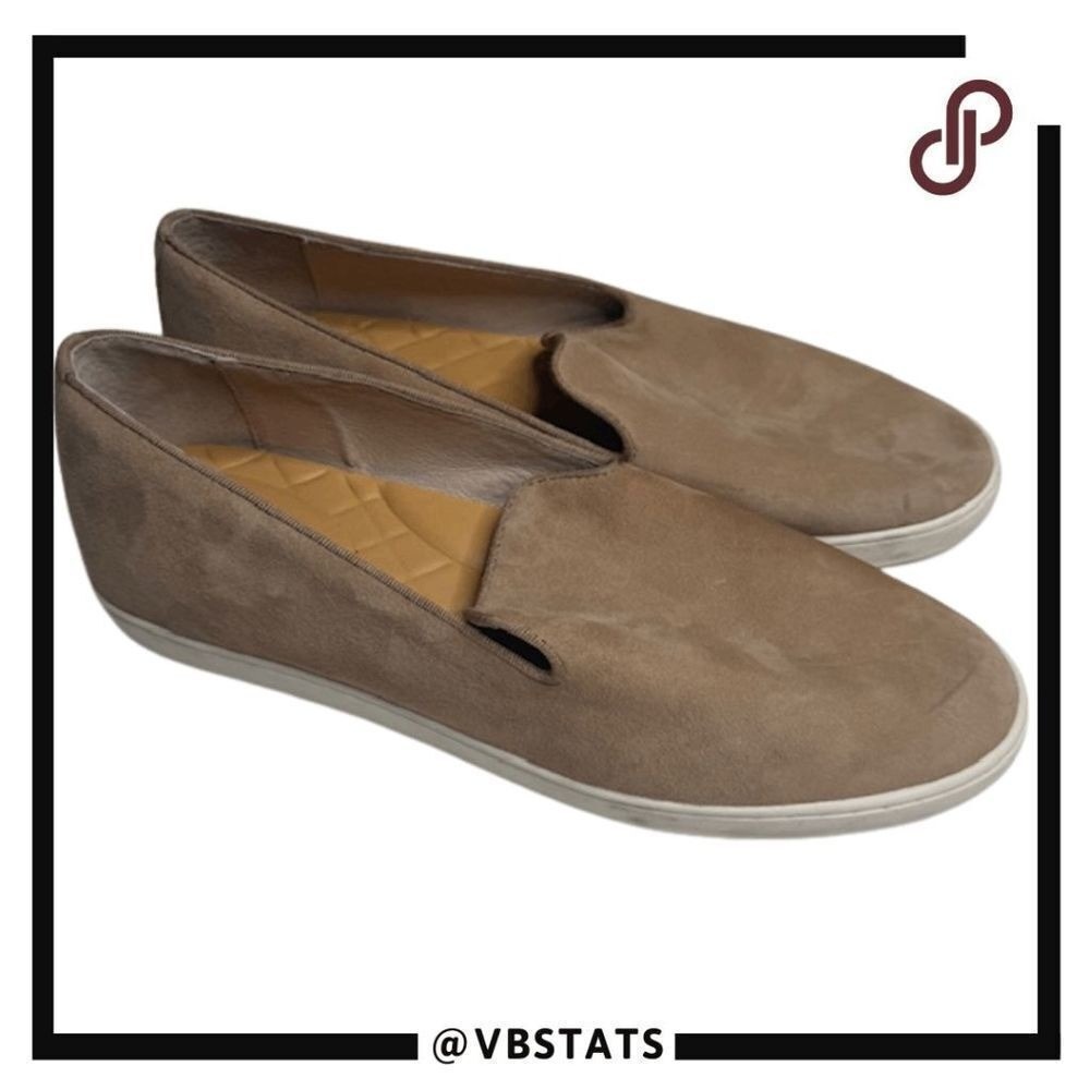 Birdies Women's Swift Slip On Leather Loafer‎ Shoes Tan Size 10